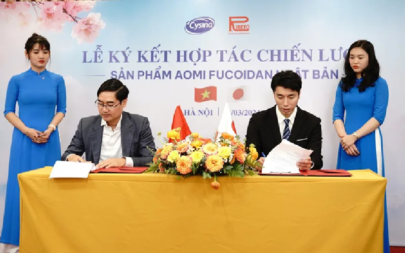 Cysina bắt tay Ribeto Shoji: Nâng tầm sức khỏe người Việt với Aomi Fucoidan