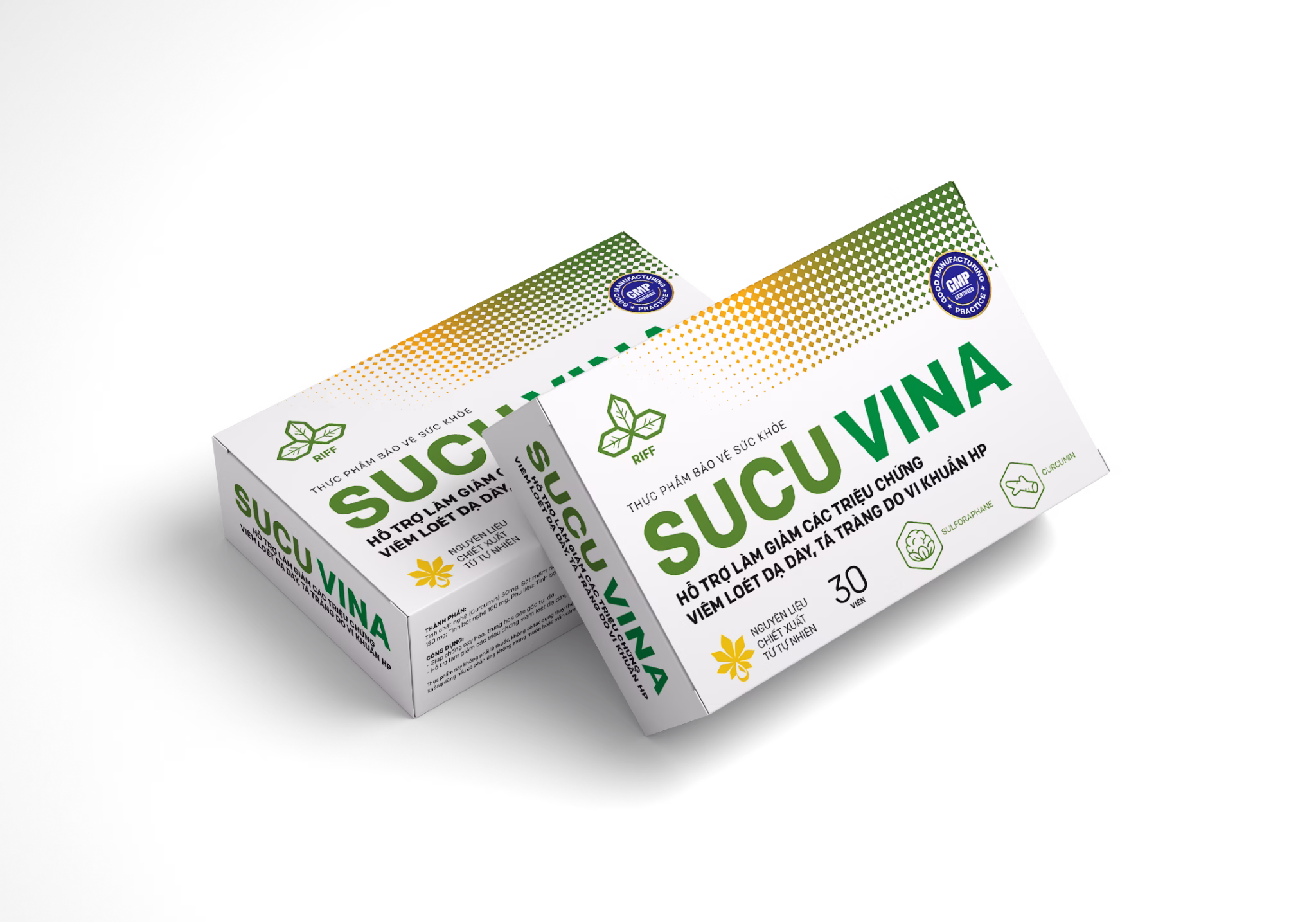 Sucu Vina (30 Viên) - Hỗ trợ giảm triệu chứng Viêm loét Dạ dày - Tá tràng