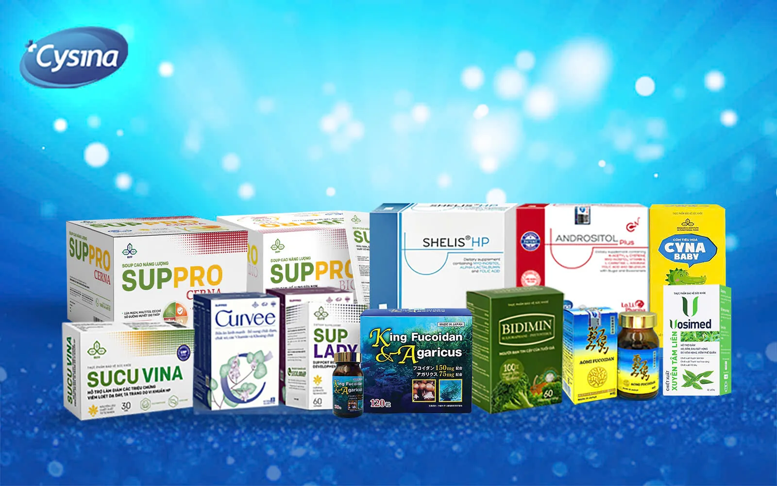 sản phẩm của cysina