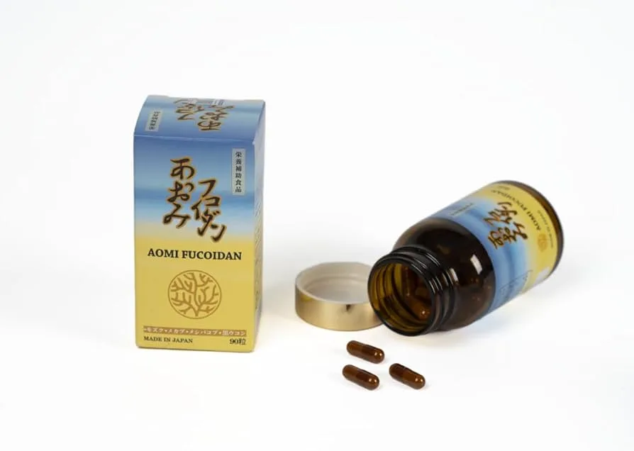 Aomi Fucoidan – Chất lượng Nhật Bản, công thức đột phá với Fucoidan, Nấm thượng hoàng và Nghệ đen