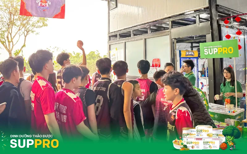 Tỏa sáng cùng Suppro – Bứt phát giới hạn tại giải bóng rổ nhí