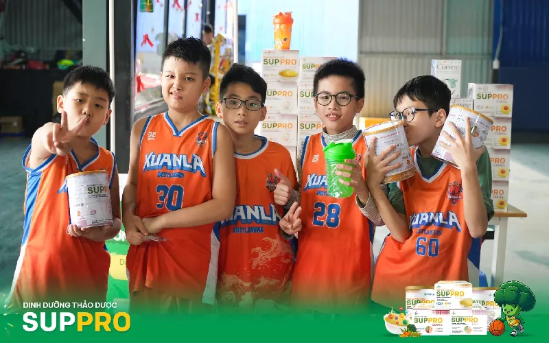 Tỏa sáng cùng Suppro – Bứt phát giới hạn tại giải bóng rổ nhí