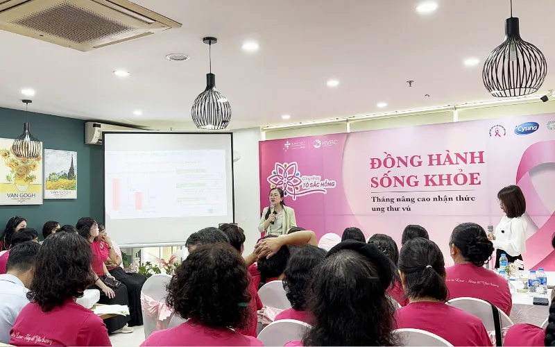 Cysina đồng hành cùng Hội thảo “Nâng cao nhận thức ung thư vú” – Vũ khí bí mật trong chiến thắng bệnh tật
