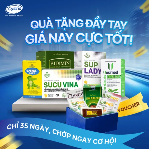 Siêu khuyến mãi mừng Giỗ Tổ Hùng Vương - Chăm sóc sức khỏe chủ động, Quà tặng đầy tay, giá nay cực tốt!