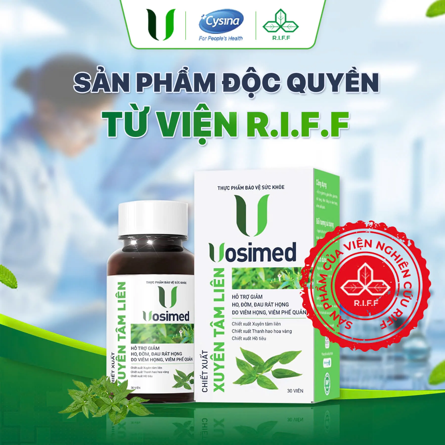 VOSIMED – Giải pháp hô hấp mãn tính được chuyển giao công nghệ độc quyền từ Viện RIFF