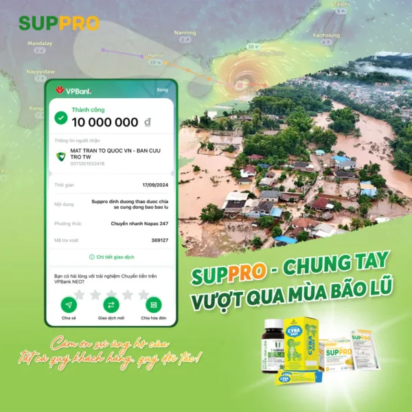 Suppro – Chung Tay Vượt Qua Mùa Bão Lũ: Kết quả sau chiến dịch