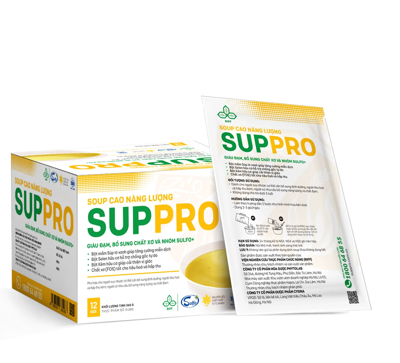 SUPPRO BẢN CẢI TIẾN - Bổ sung dinh dưỡng toàn diện